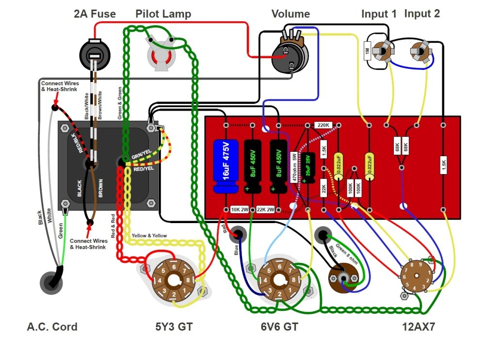 guitar amplifier schematics